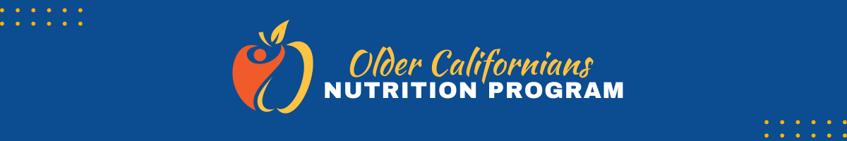 Older californians nutrition program title banner